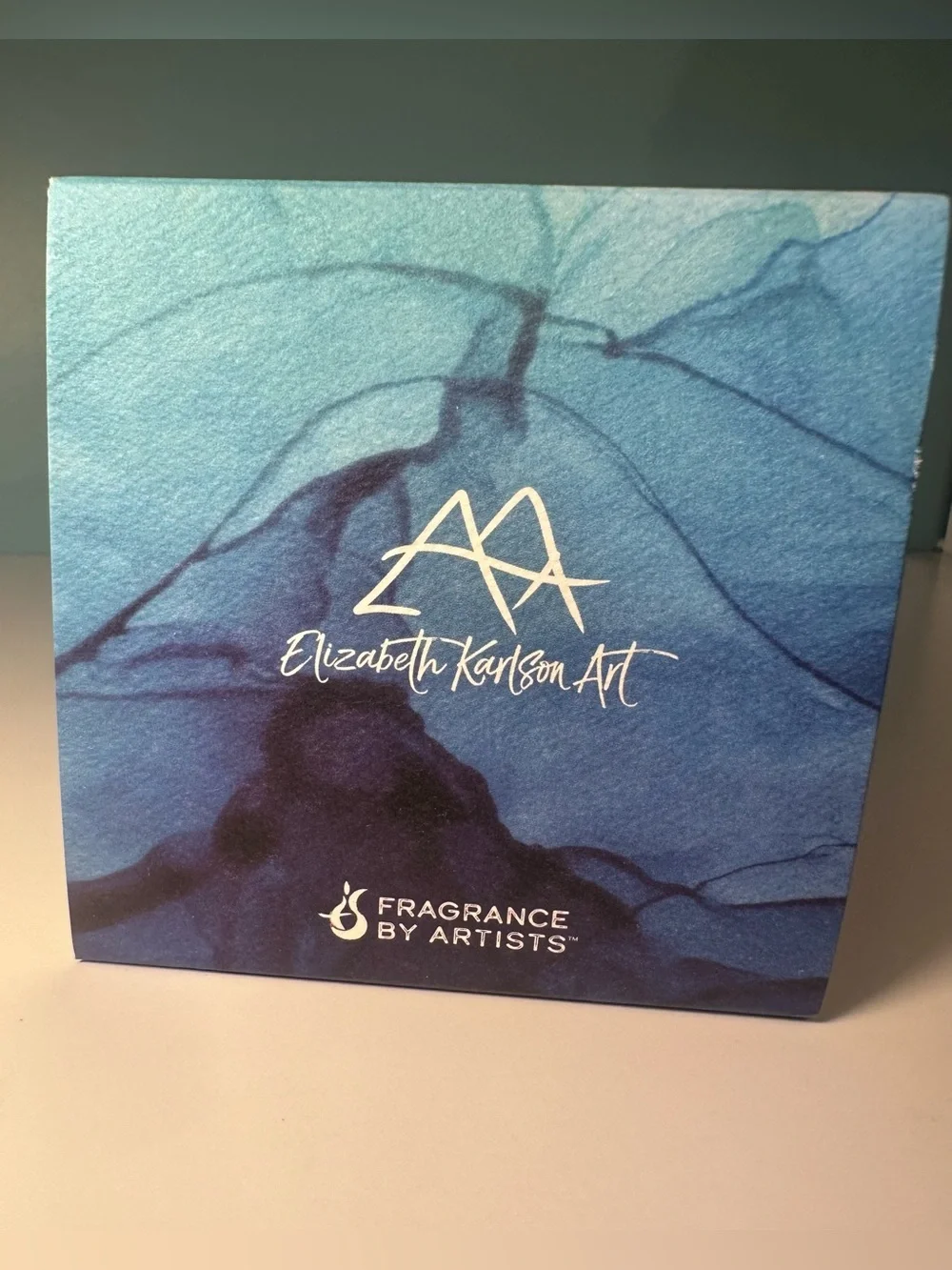 BNIB Bespoke Artistscent Luxury Art Soy Candle Polynesian Waves Reusable Glass